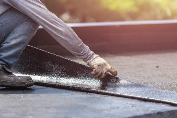 Professional Exterior Waterproofing technician working in Van Buren, IN